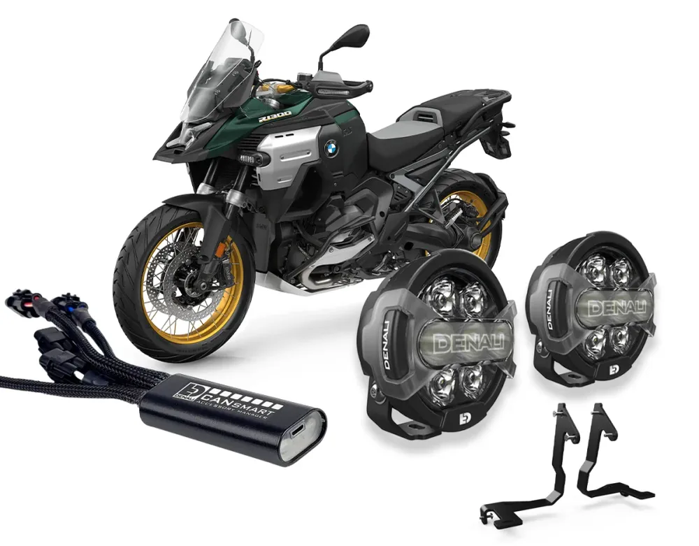 D7 Pro Premium belysningssæt - BMW R 1300 GSA 2024+ DENALI ELECTRONICS
