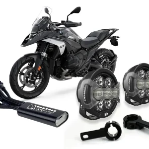 D7 Pro Premium belysningssæt med crashbar beslag - BMW R 1300 GS 2024+ & GSA 2025+ DENALI ELECTRONICS