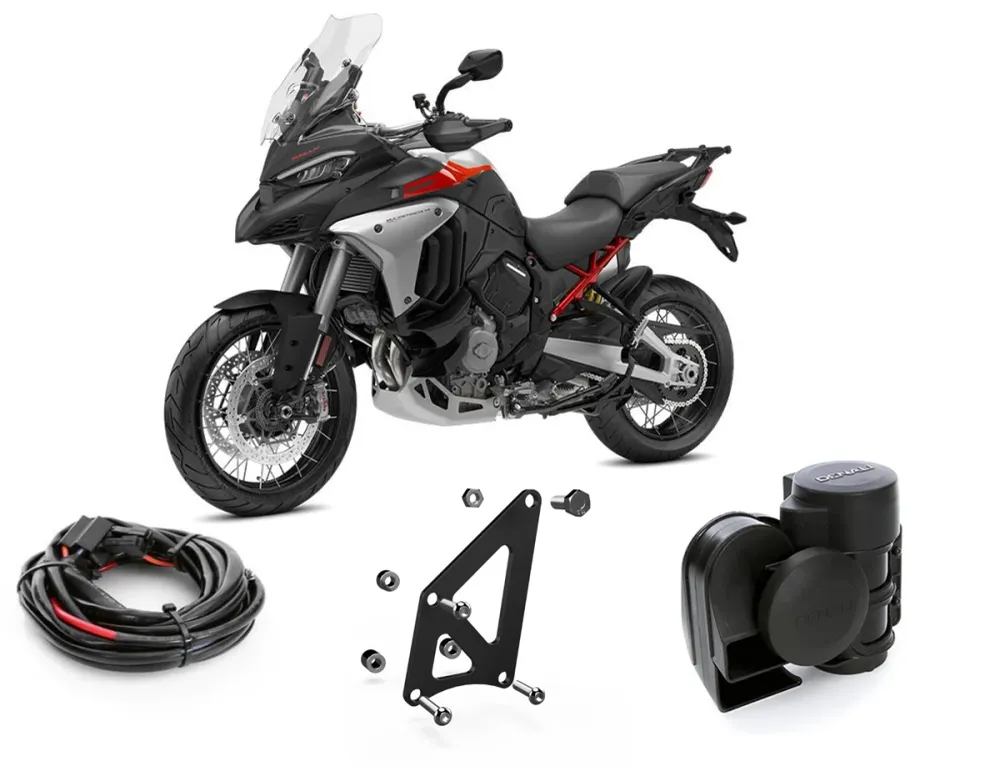 SoundBomb Horn Pakke - Ducati Multistrada V4 2021+ DENALI ELECTRONICS
