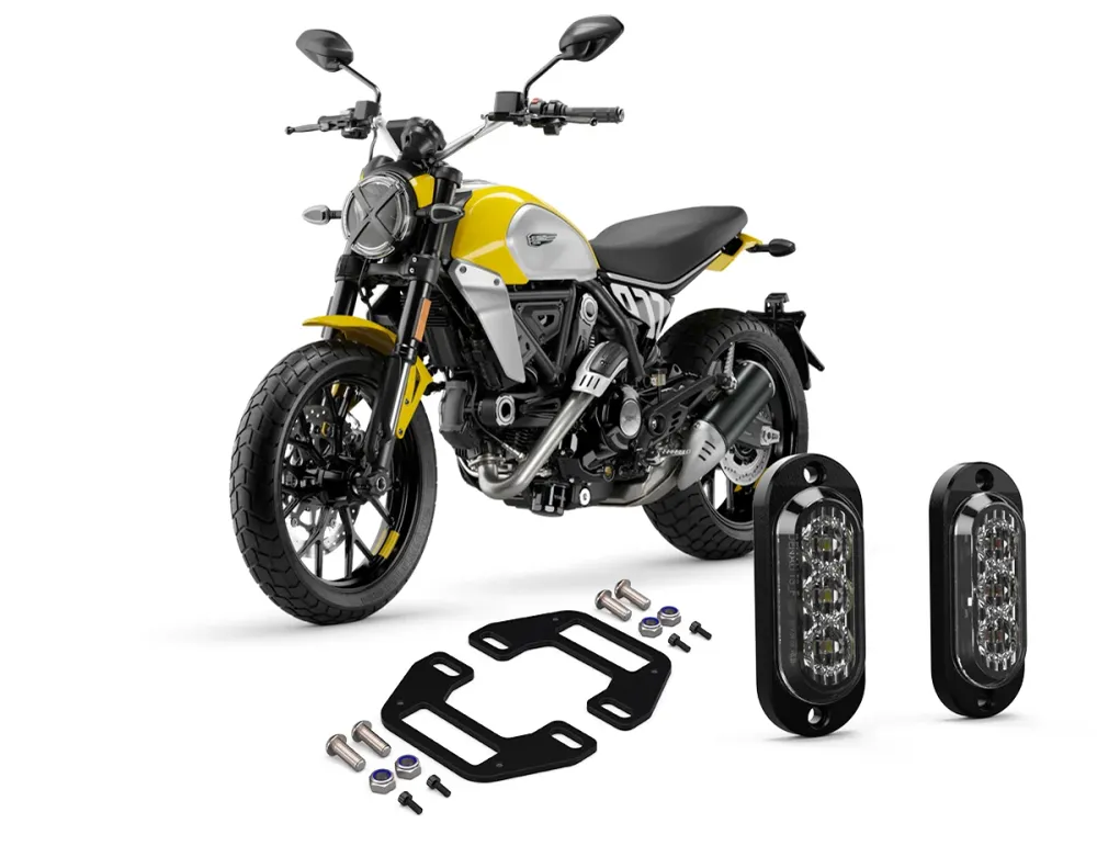 T3 sæt til bagudsigtslys - Ducati Scrambler 800 2015+ / 1100 2018-2024 DENALI ELECTRONICS
