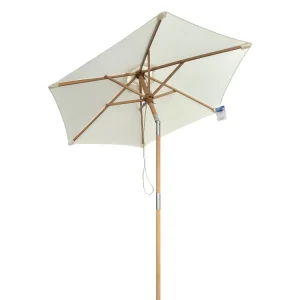 Hoffmann - Venedig parasol Ø1,8 m 2 delt natur NR. 17