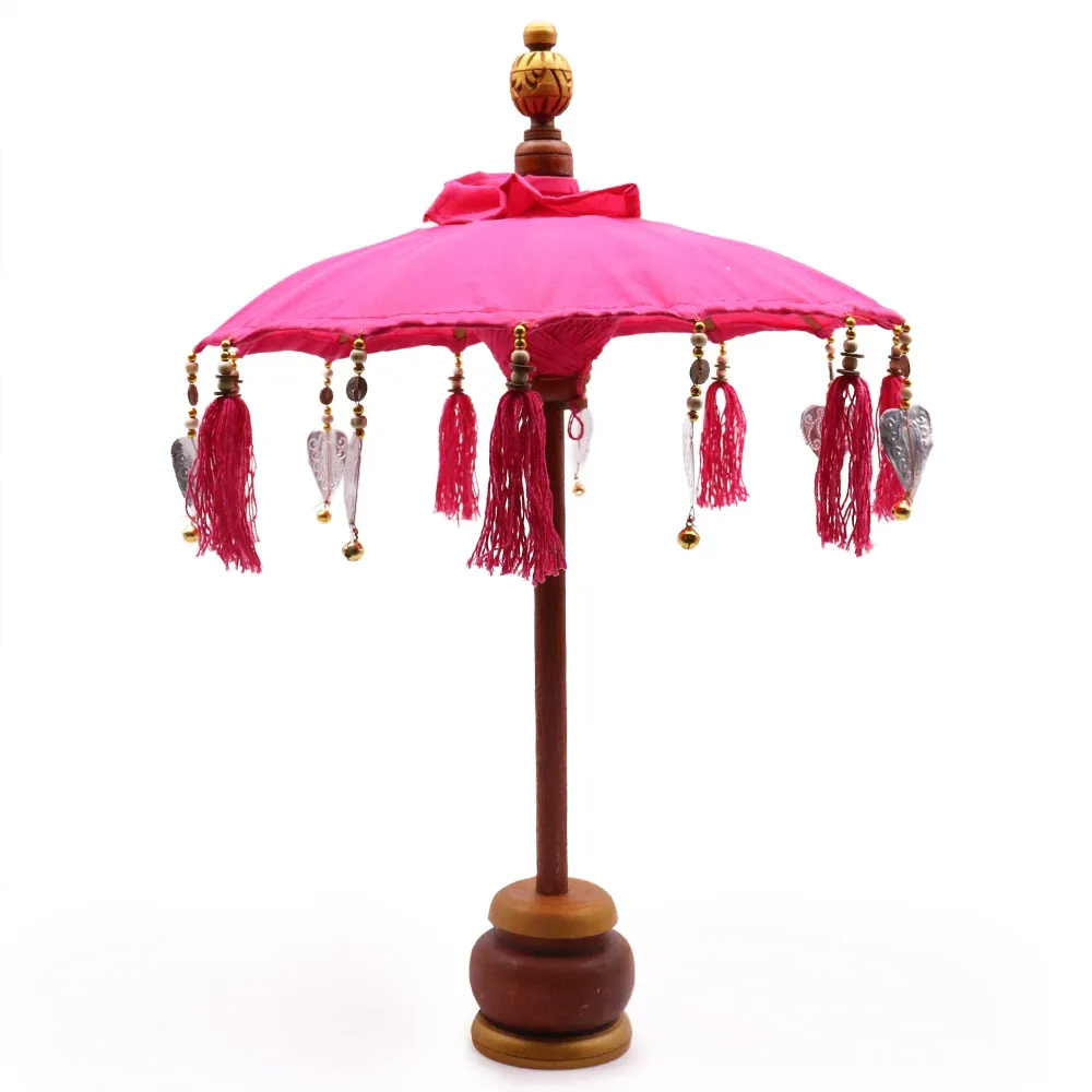 Dekorativ parasol pink 40cm