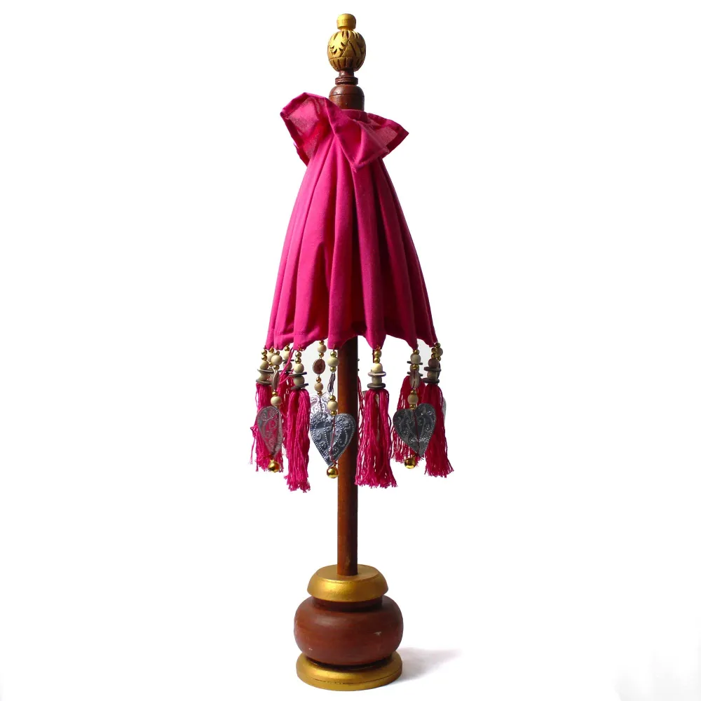 Dekorativ parasol pink 40cm
