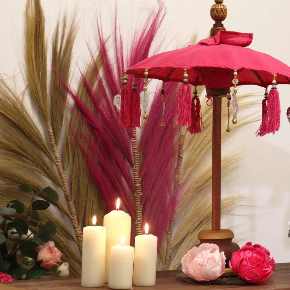 Dekorativ parasol pink 40cm