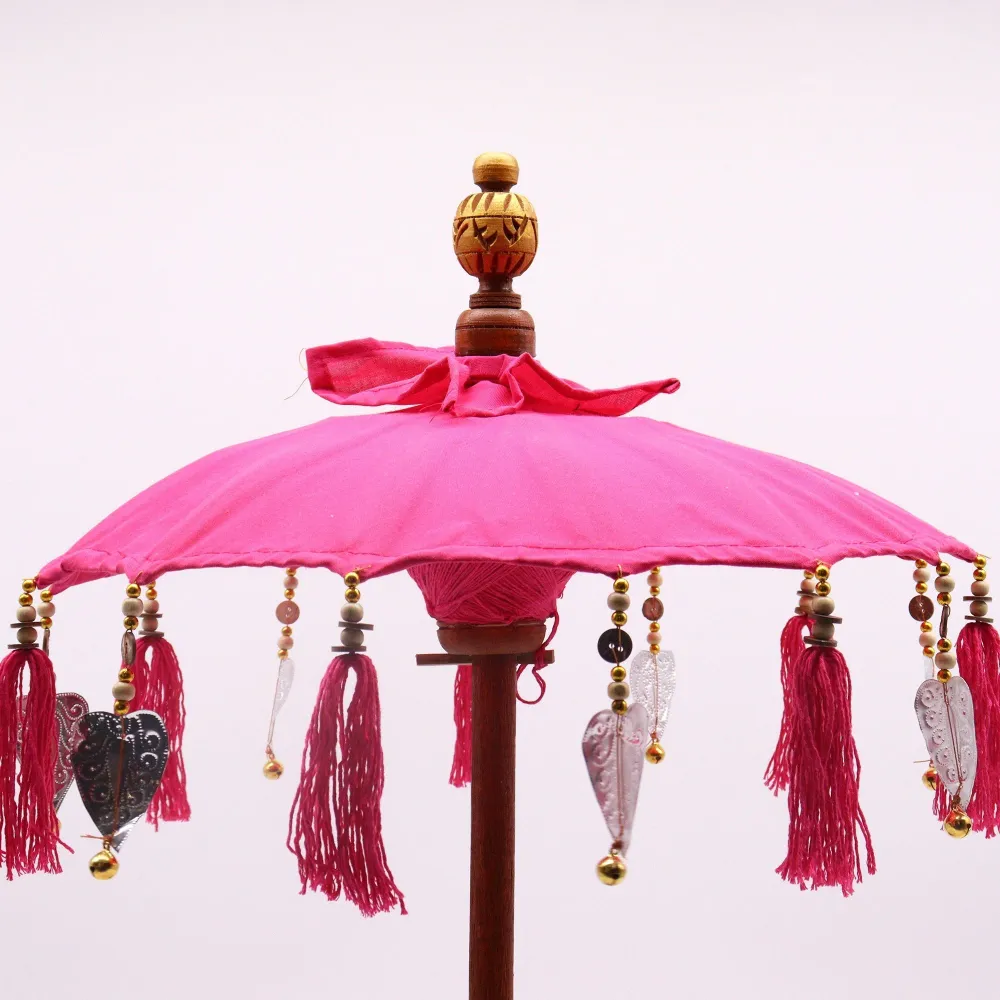 Dekorativ parasol pink 40cm