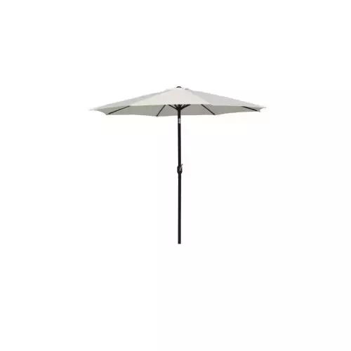 Hoffmann - Sevilla parasol alu Ø 3 m med tilt og hejs natur (nr. 51)