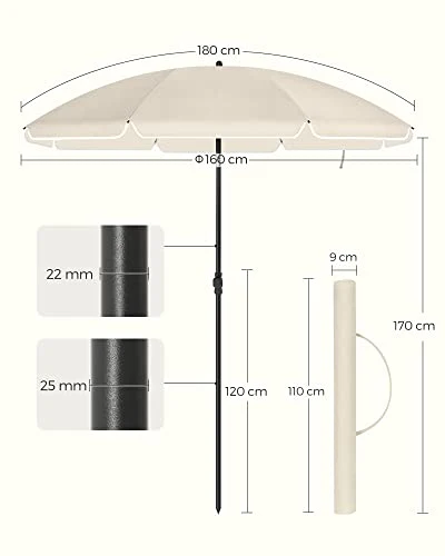 Conor parasol - Beige
