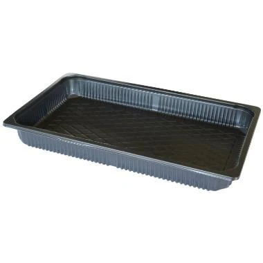 Bakke 1-rum 1/1 GN 530x325x60 mm PP Sort,48 stk/krt