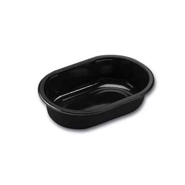 Bakke 1-rum 540 ml 176x116x40 mm CPET sort,304 stk/krt