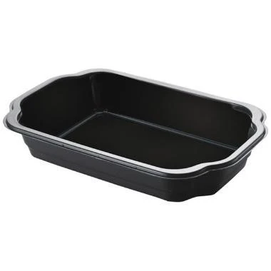 Bakke 1-rum TakeAway 1/4 GN 1200 ml 250x159x43 mm PP Sort,246 stk/krt