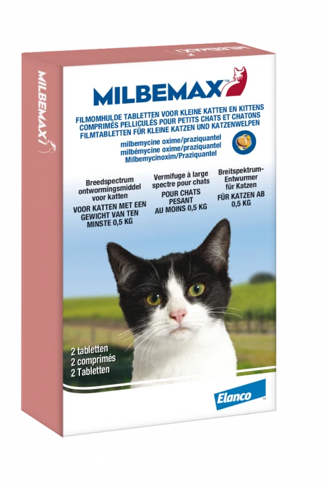 Milbemax Ormekur til små katte/killinger – 2 tabletter