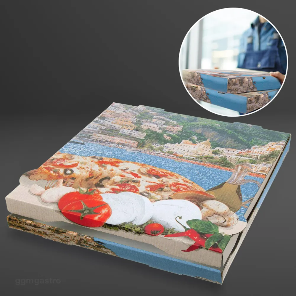 (50 stk.) Pizzaæske - POSITANO - 450x50mm