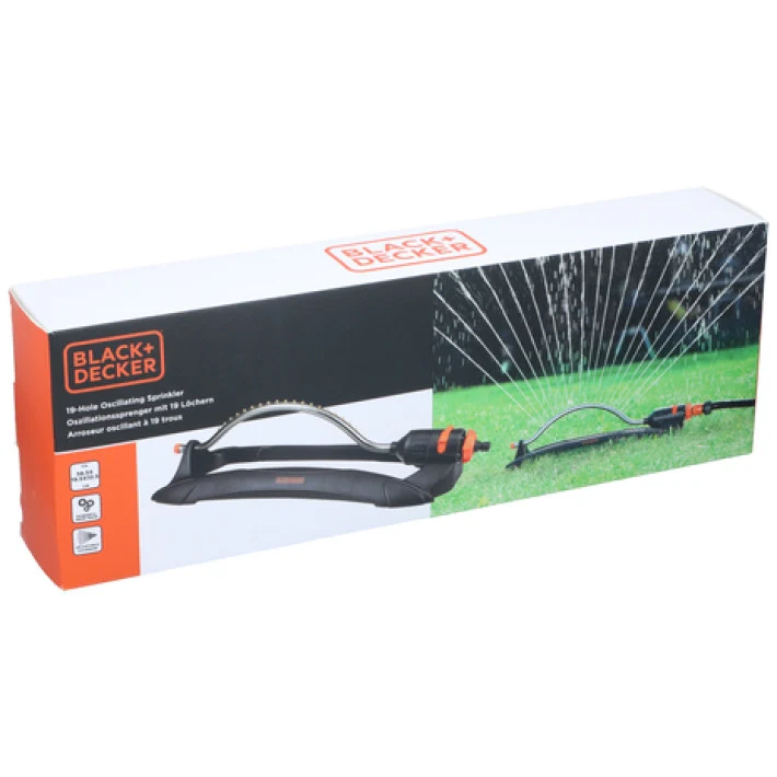 Black & Decker Sprinkler med 19 Huller – Effektiv Vanding til Hele Haven