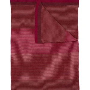 Plaid - PIP Blockstripe Throw Pink, 130 x 170 cm