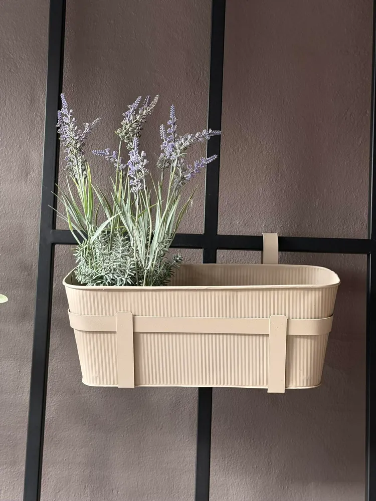 Altankasse Metal Beige