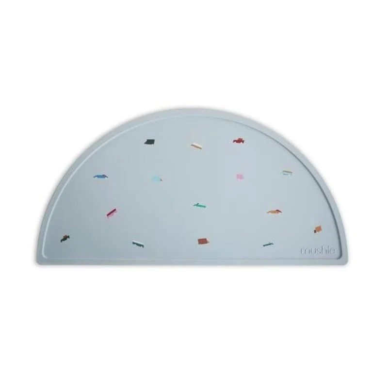 Mushie Retro Cars silikone bordmåtte