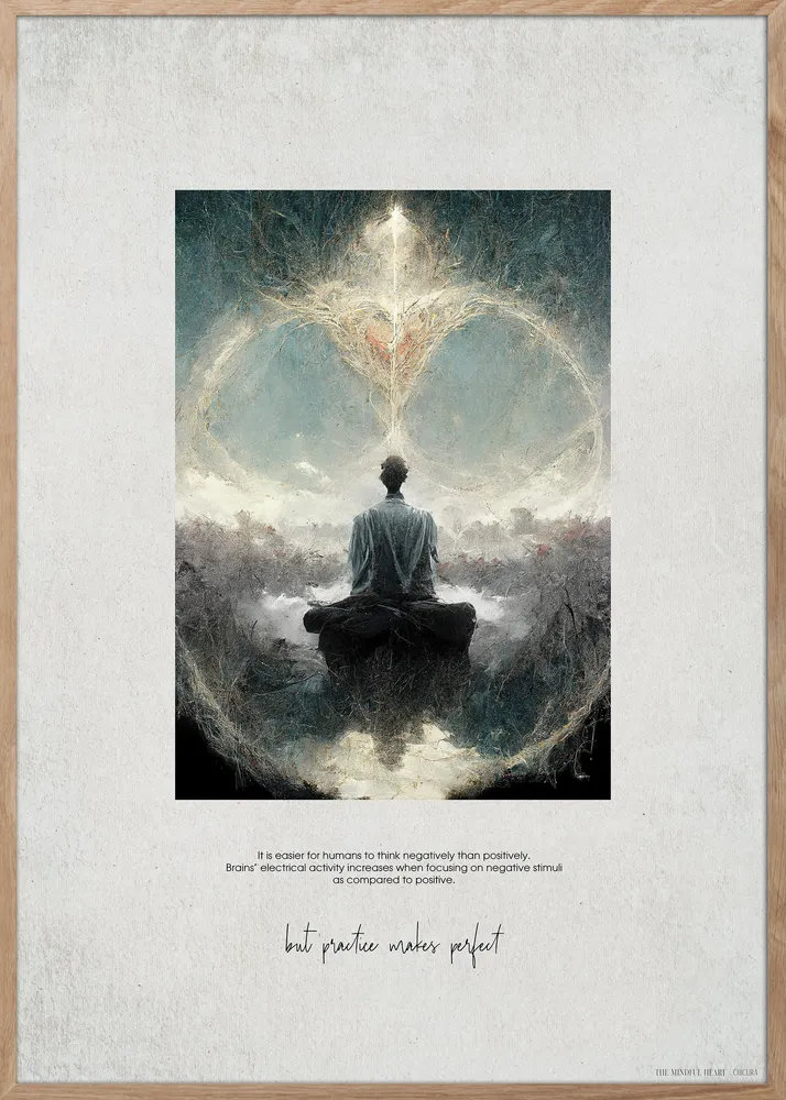 Mindful Heart - Billedvæg Nr. 10 - Uden Rammer ChiCura Copenhagen DK