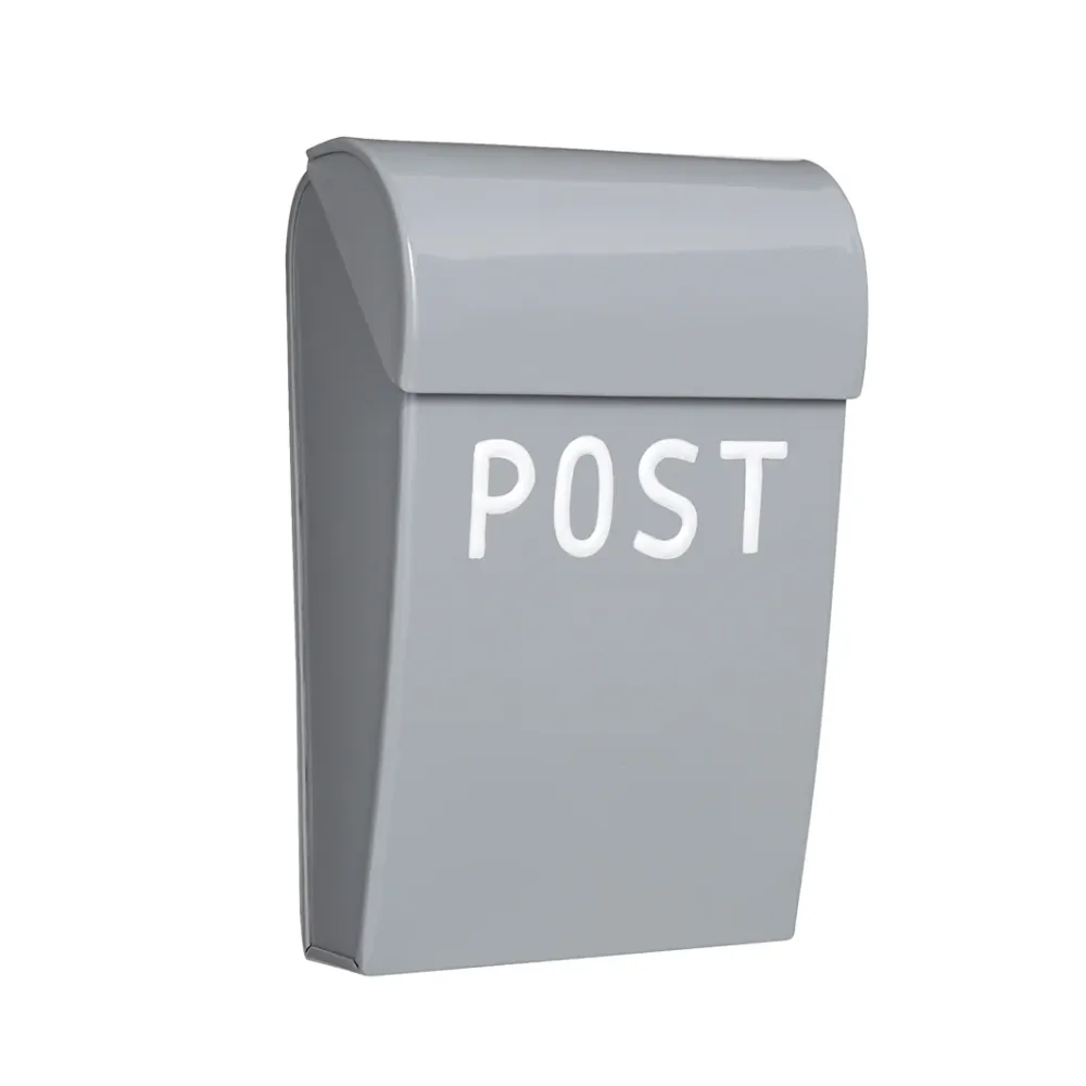 Bruka Design postkasse, Mini - Lysegrå