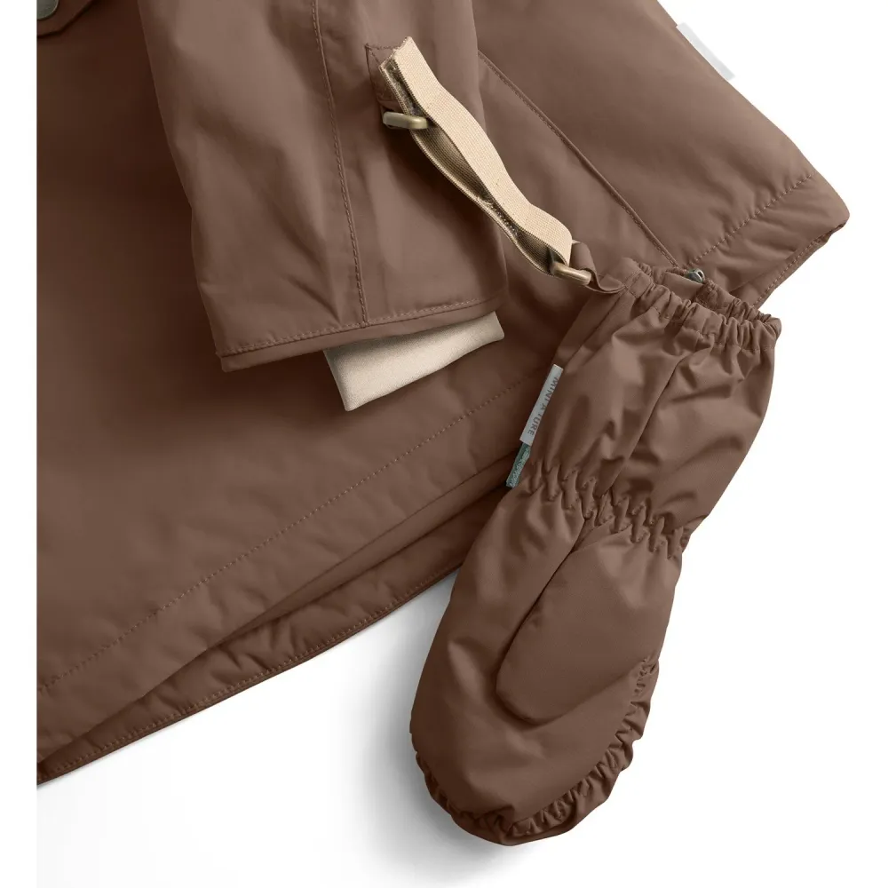 Compact ture Chestnut Brown Matcesar Fleece Lined Vanter