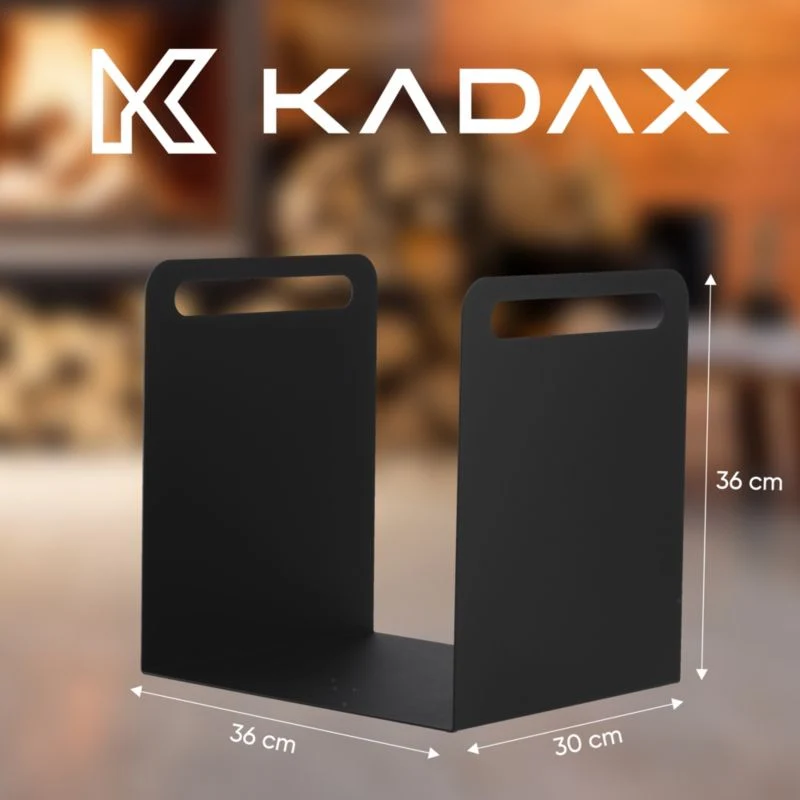 Kadax loft-stil alloy brændeholder til pejs, 1 stk.