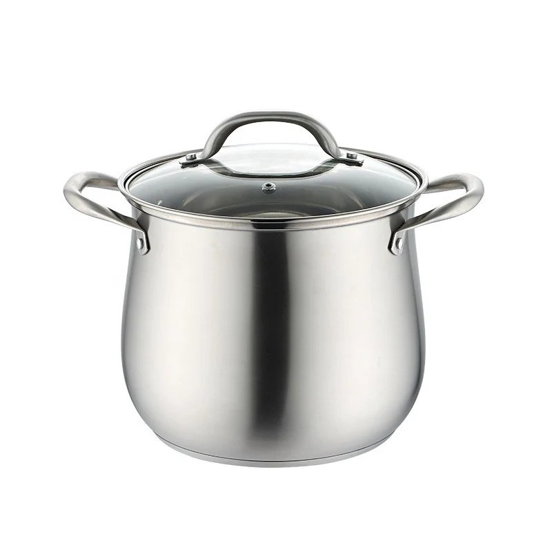 304 Stainless Steel Double-Bottom Soup Pot 20cm