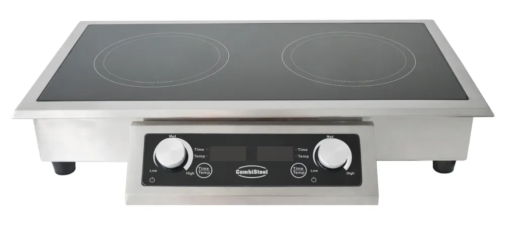 Drop- induction stove 2 hobs only suitable induction pans