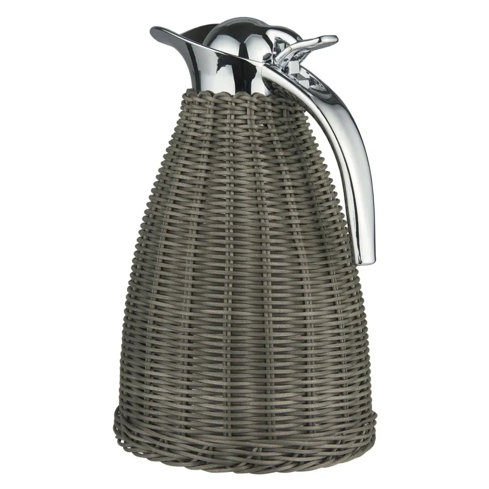 Ib Laursen - Termokande i Grå Polyrattan Flet 1500 ml
