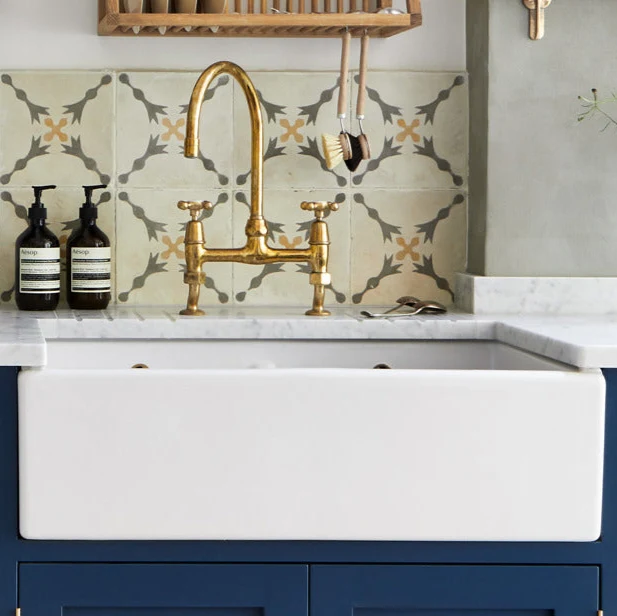 Shaws Archetypal Shaker 900 porcelæn dobbelt vask