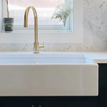 Shaws Archetypal Shaker 900 porcelæn dobbelt vask