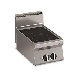 SILKO EL m. 2 keramiske kogeplader 400x650x295