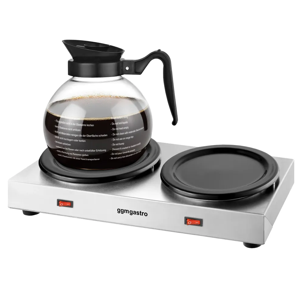 Varmeplade til kaffe eller te - twin