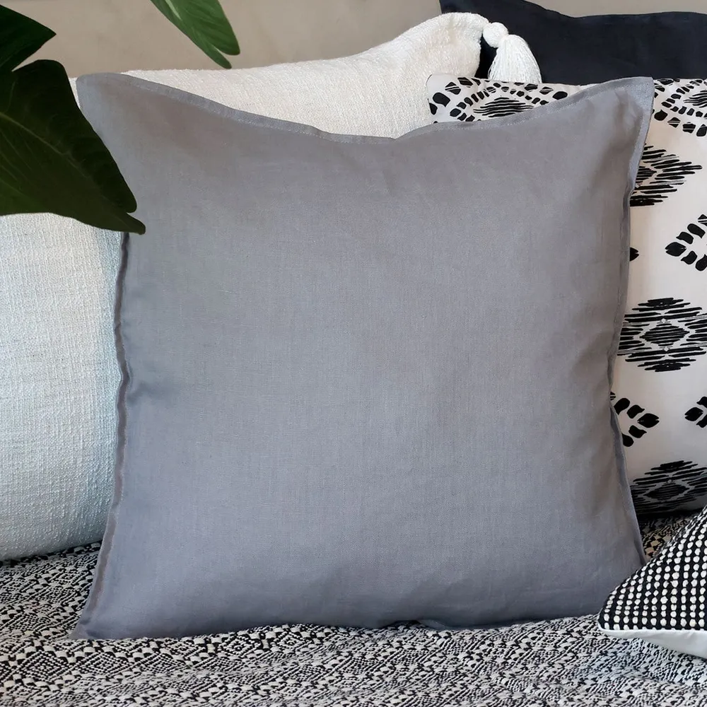 Chic Antique – Aix Pudebetræk i Hør 50x50 cm – Fransk Grå
