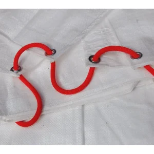 Talamex, Hvid Presenning, Rivefast, Vandtæt, Flere størrelser – Størrelse: 100 G/M2 6X10 M