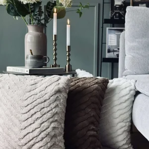 Pude med fyld - Beige
