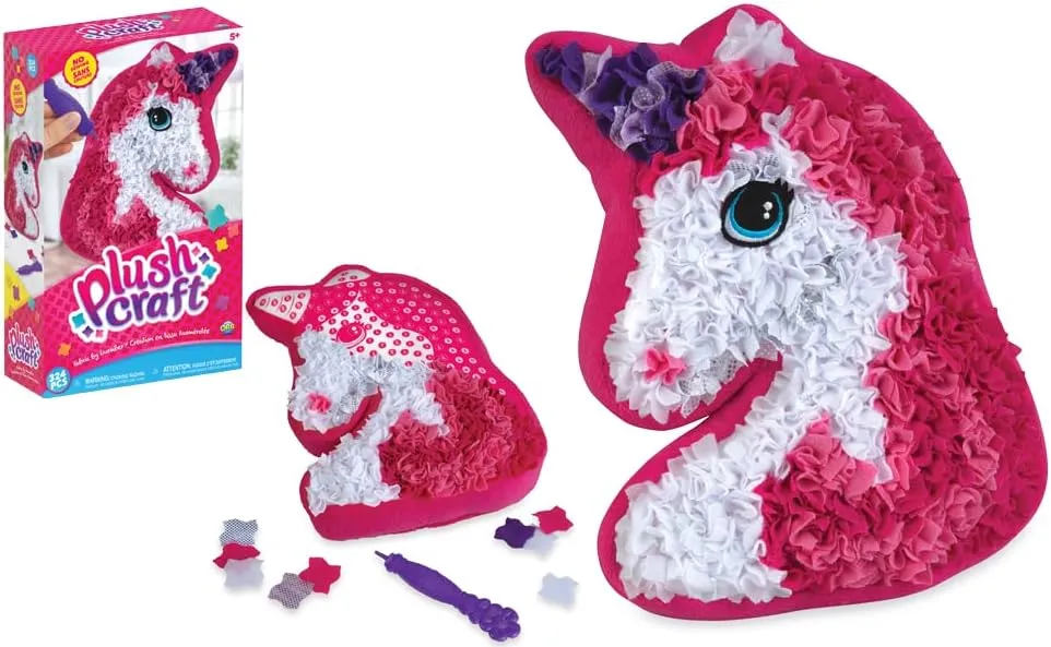 DIY Pillow™ - Fluffy fun - Plys Unicorn-pude