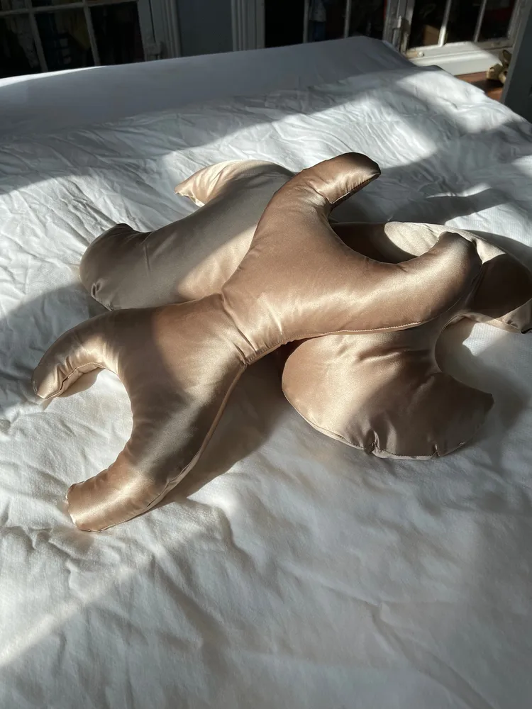 Save My Face - La Petite - lille pude med 100% silkebetræk Bronze