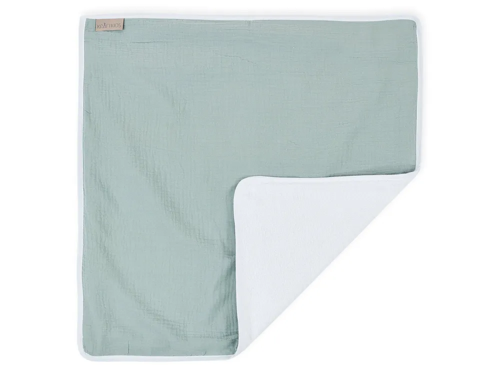 Muslin pusleunderlag mint