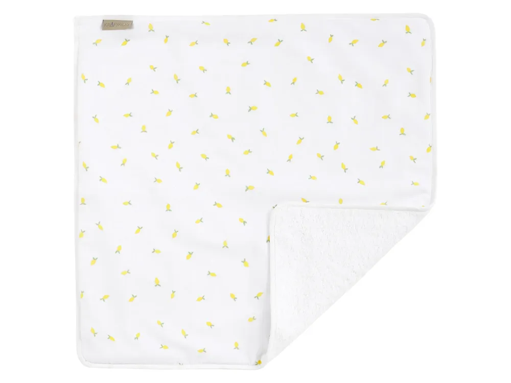 Puslemåtte muslin gule citroner