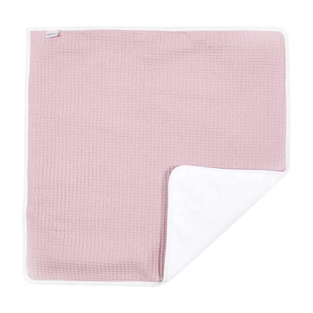 Pusleunderlag vaffel piqué pink