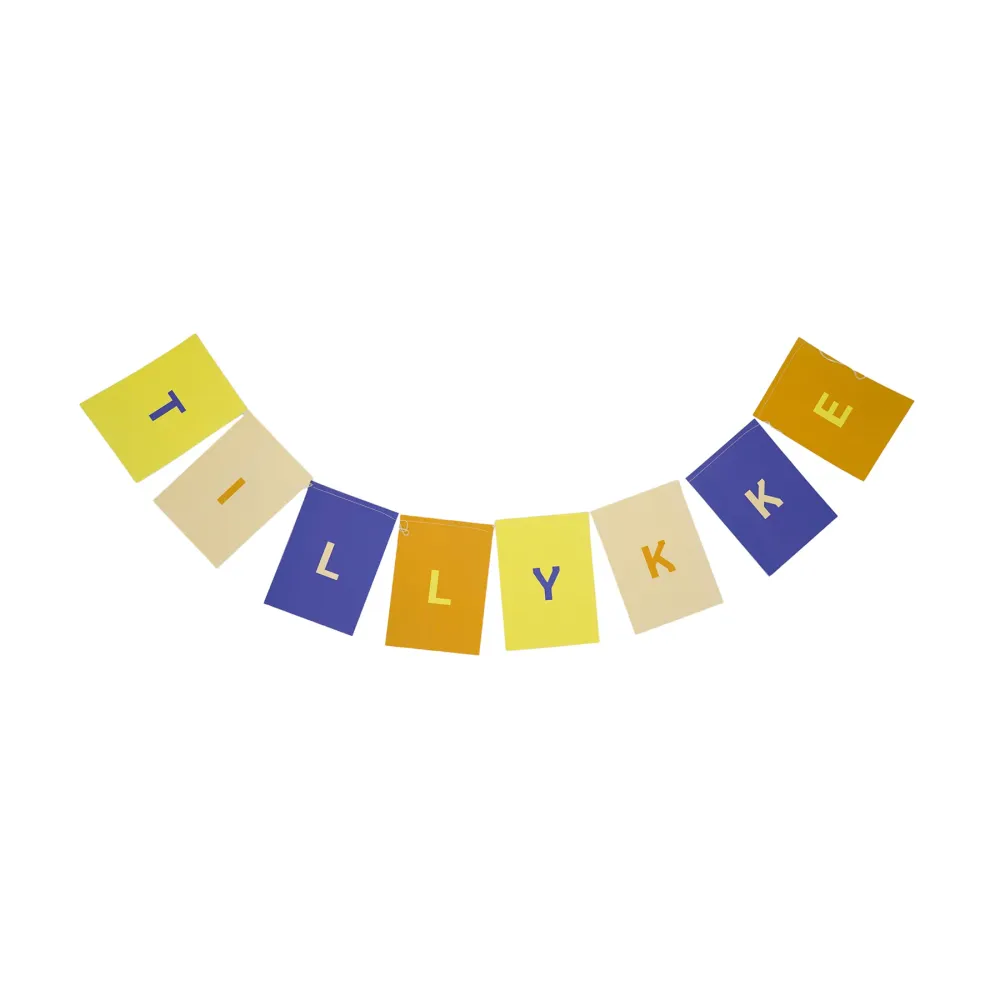 Guirlande | M/S Flagguirlande 'TILLYKKE'