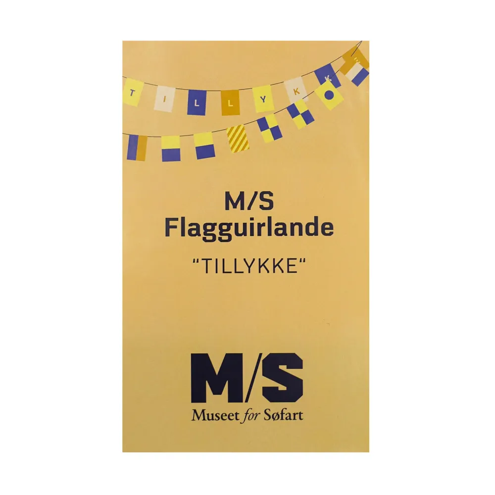 Guirlande | M/S Flagguirlande 'TILLYKKE'