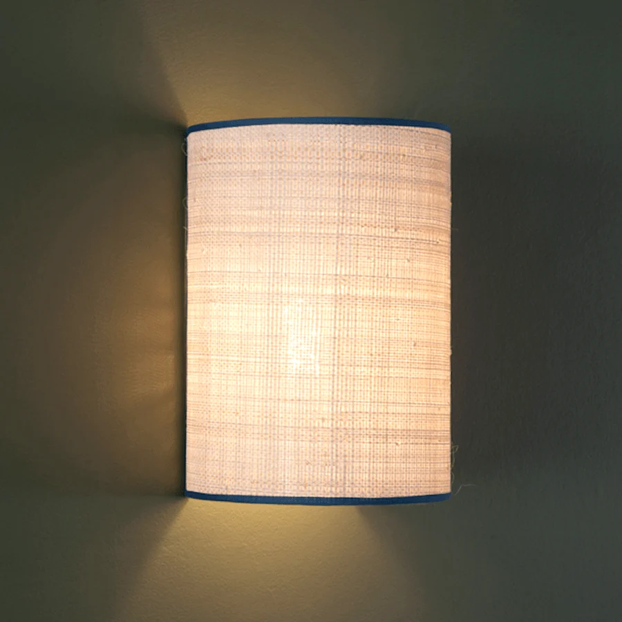 RAFFIA VÆGLAMPE TRIM BLOMME