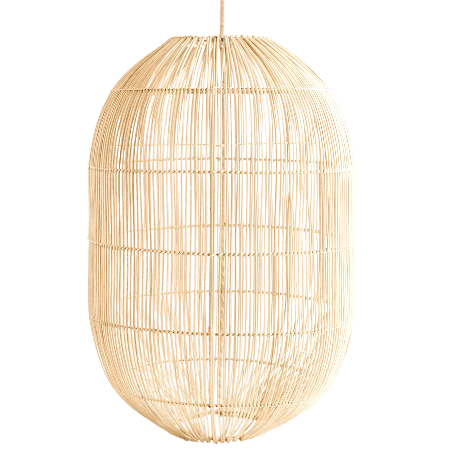 RATTAN GULV/LOFTSLAMPE URBINO