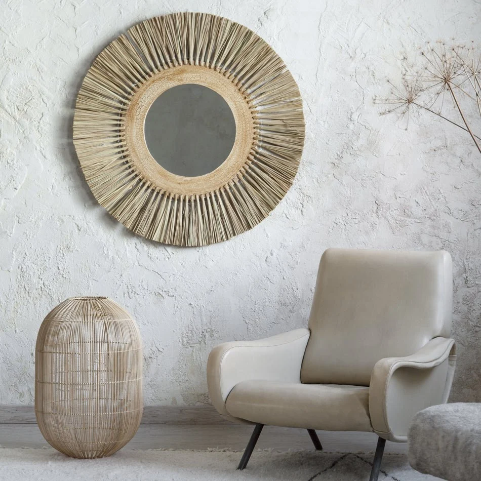 RATTAN GULV/LOFTSLAMPE URBINO