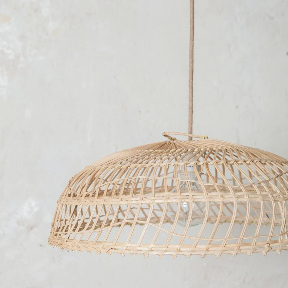 RATTAN IGLU LAMPE