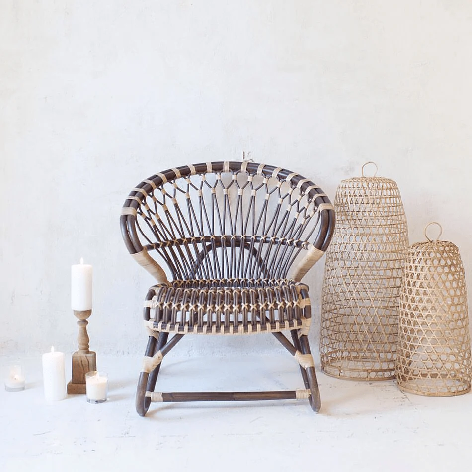 RATTAN LAMPE APOLO LILLE