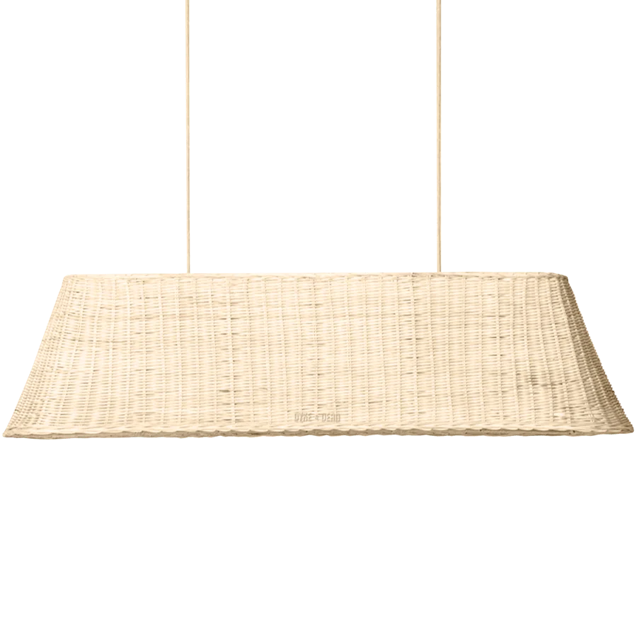 RATTAN LAMPE NOGET