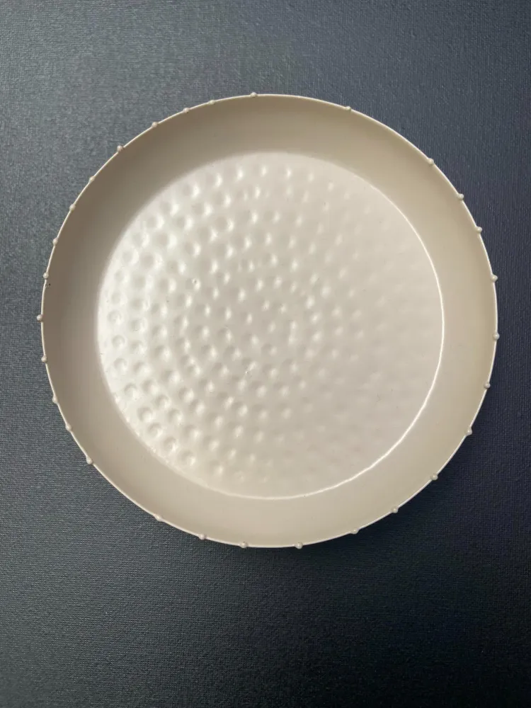 Skål rund beige