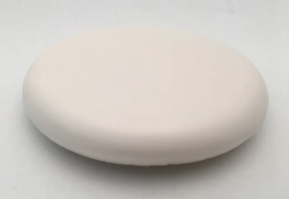 Rengøring af fliser creme hvid, gips låg til flisebelagt komfur, omkring 15 cm