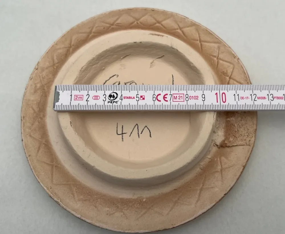 Rengøring af fliser karamel beige beige gips låg til flisebelagt komfur omkring 15